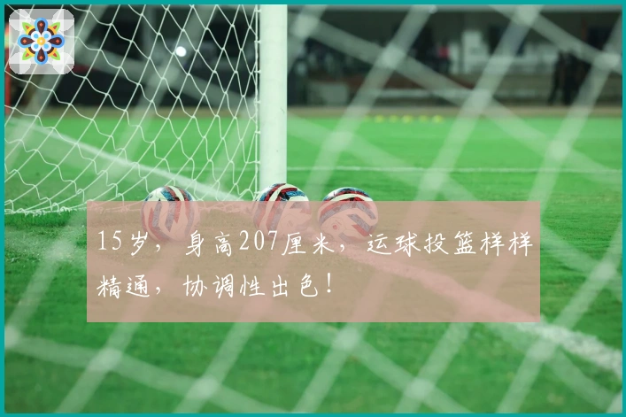 15岁,身高207厘米,运球投篮样样精通,协调性出色!